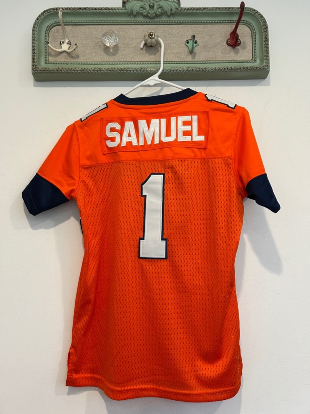 Headgear classic Chapman Kids' Orange Athletic Jersey - Number 1 medium new - Picture 6 of 9
